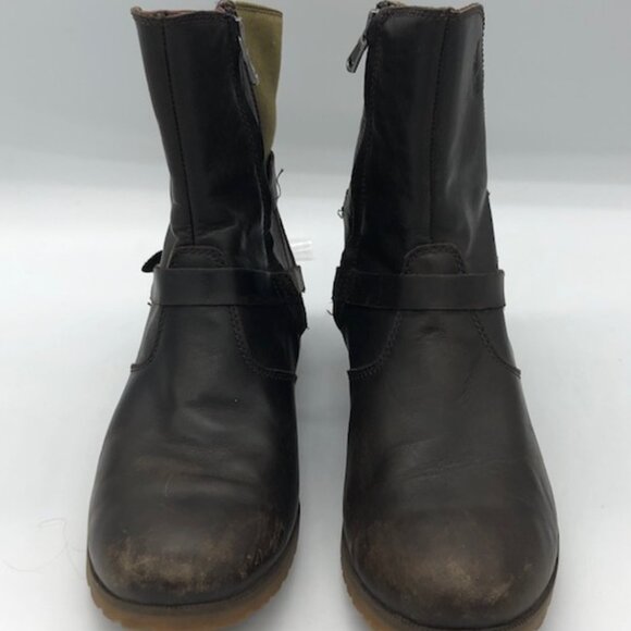 Teva Brown Leather Ankle Boots – Size 9 - Brown - Picture 3 of 8